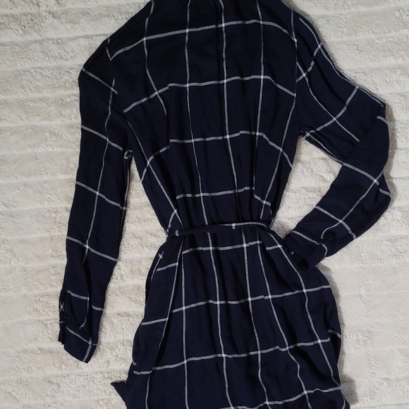 PLAID BUTTON FRONT LUCKY BRAND DRESS SIZE SMALL - Picture 7 of 9